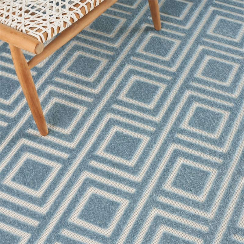 Nourison Home Casual 4' x 6' Blue   Area Rug