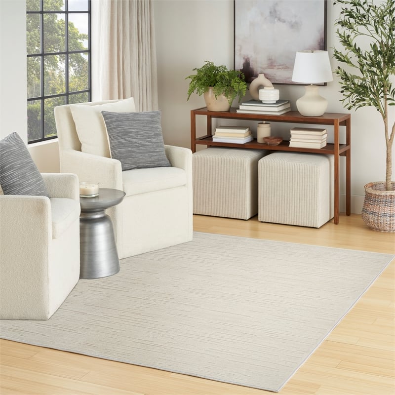 Nourison Home Casual 4' x 6' Beige   Area Rug