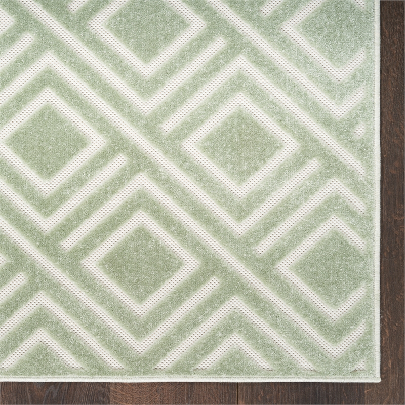 Nourison Home Casual 5' x 7' Green   Area Rug