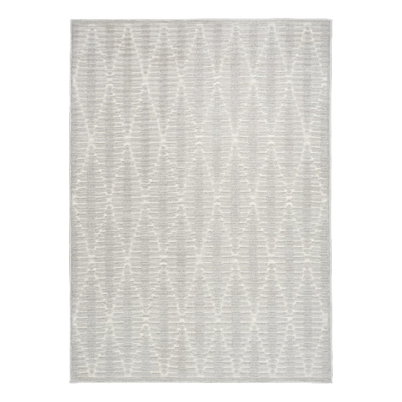 Nourison Home Casual 4' x 6' Light Grey   Area Rug
