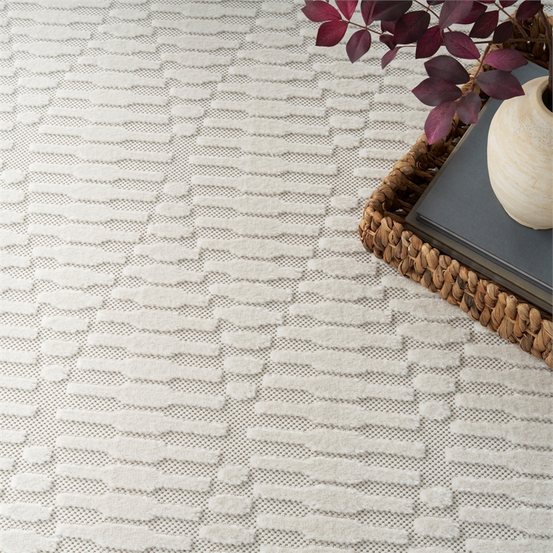 Nourison Home Casual 4' x 6' Ivory   Area Rug