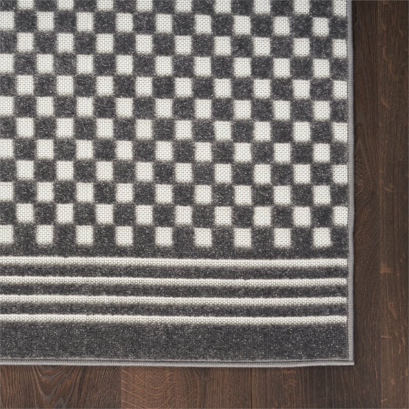 Nourison Home Casual 5' x 7' Grey   Area Rug
