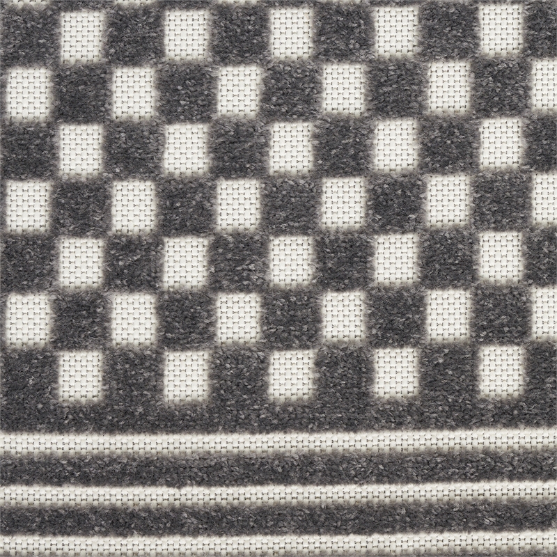 Nourison Home Casual 4' x 6' Grey   Area Rug