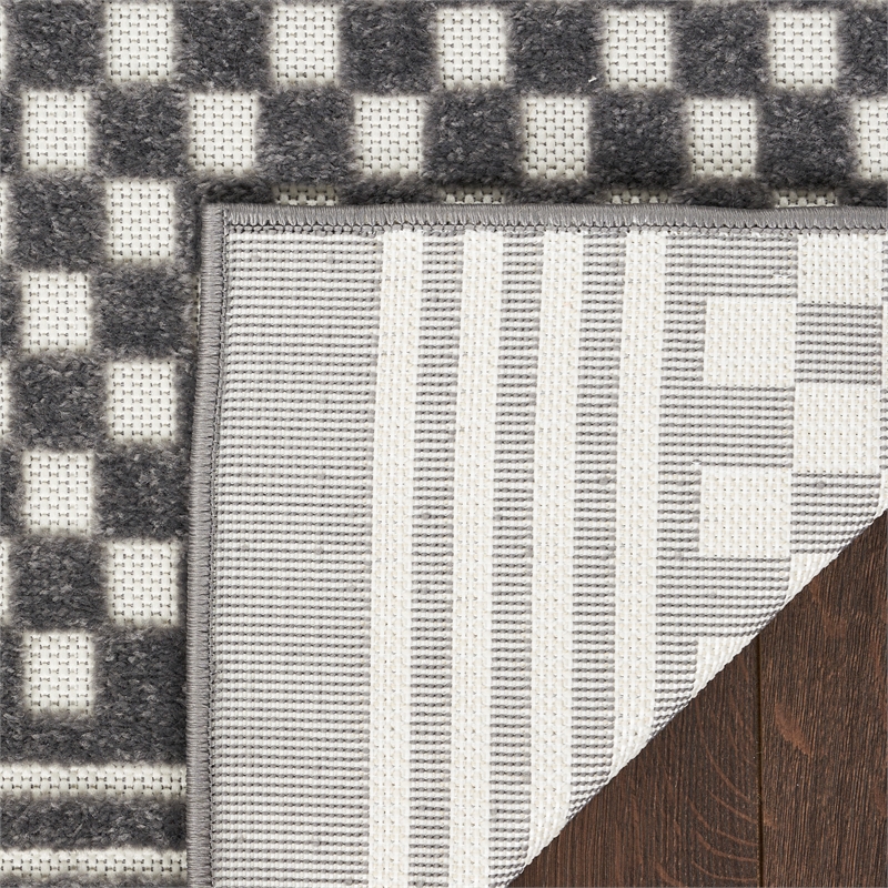 Nourison Home Casual 4' x 6' Grey   Area Rug