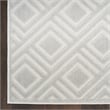 Nourison Home Casual 7' x 9' Fabric Light Gray  Area Rug
