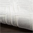Nourison Home Casual 7' x 9' Fabric Light Gray  Area Rug