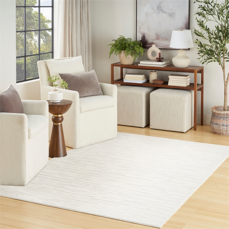 Nourison Home Casual 5' x 7' Ivory   Area Rug
