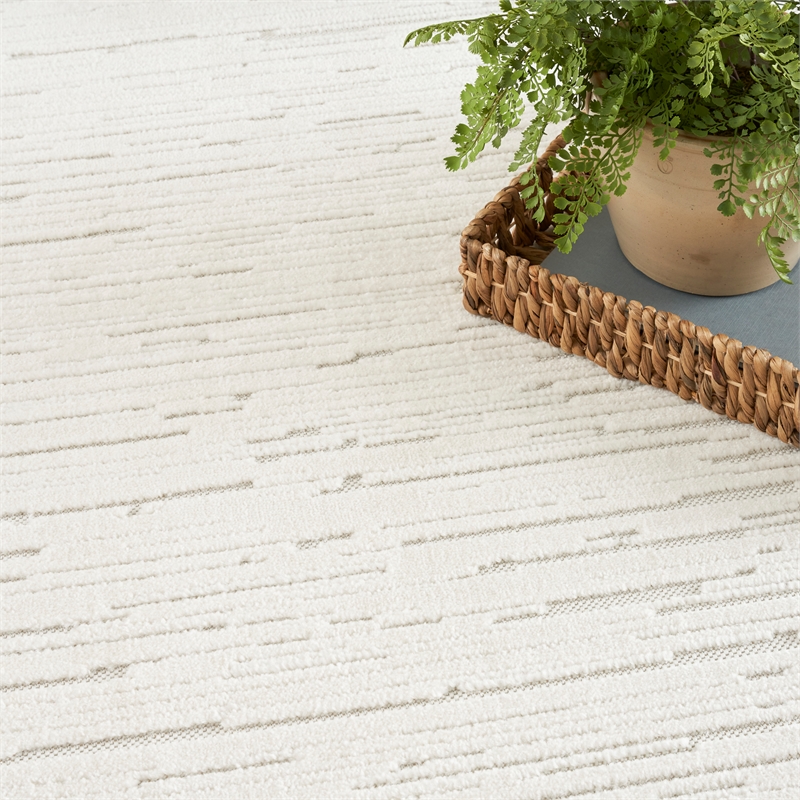 Nourison Home Casual 5' x 7' Ivory   Area Rug