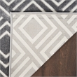 Nourison Home Casual 4' x 6' Grey   Area Rug