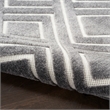 Nourison Home Casual 4' x 6' Grey   Area Rug