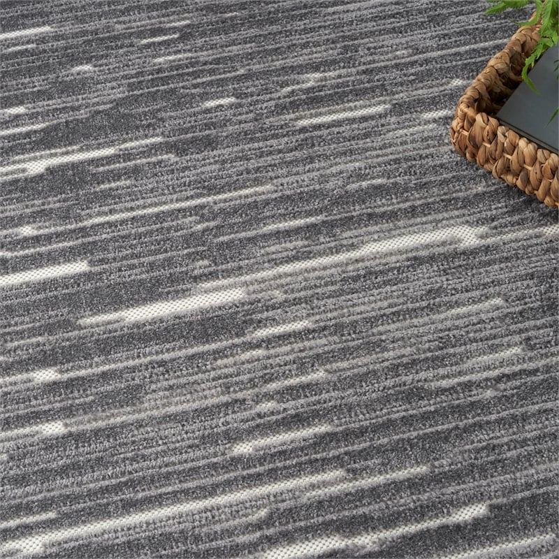 Nourison Home Casual 5' x 7' Grey   Area Rug