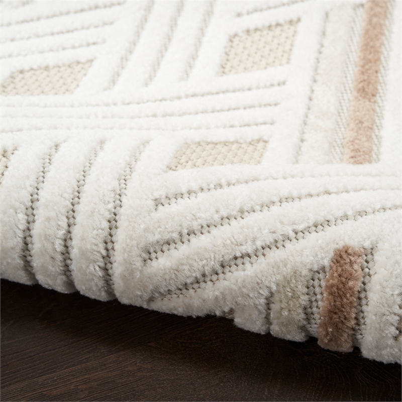 Nourison Home Casual 4' x 6' Ivory Beige   Area Rug