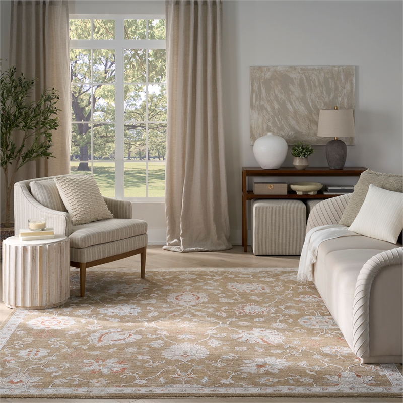 Nourison Home Asher 9' x 13' Mocha   Area Rug