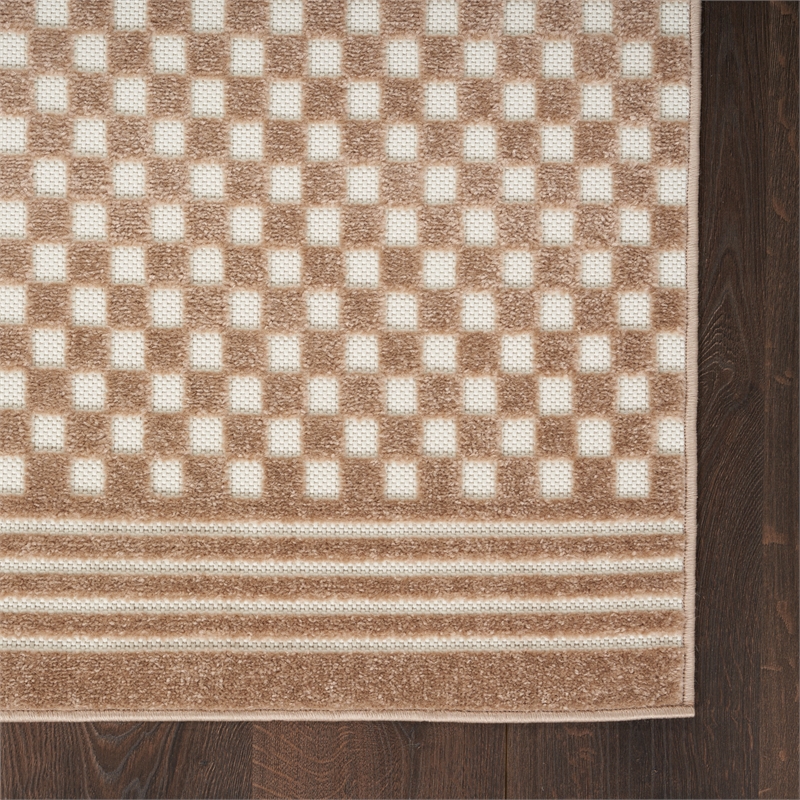 Nourison Home Casual 4' x 6' Brown   Area Rug