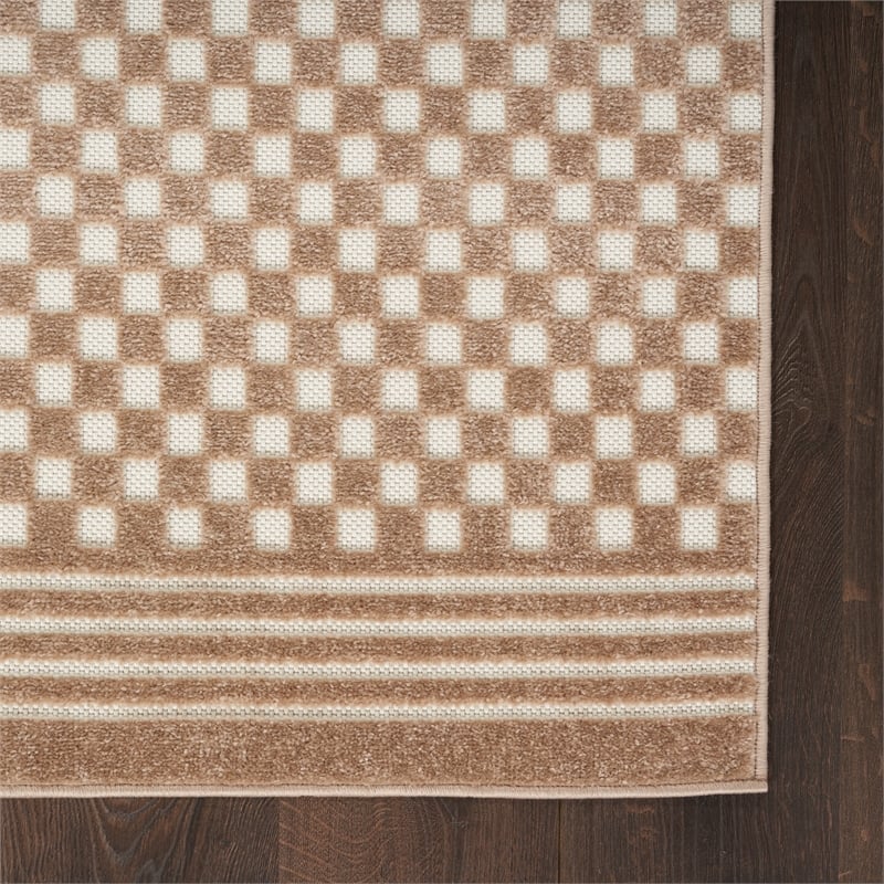 Nourison Home Casual 7' x 9' Brown   Area Rug