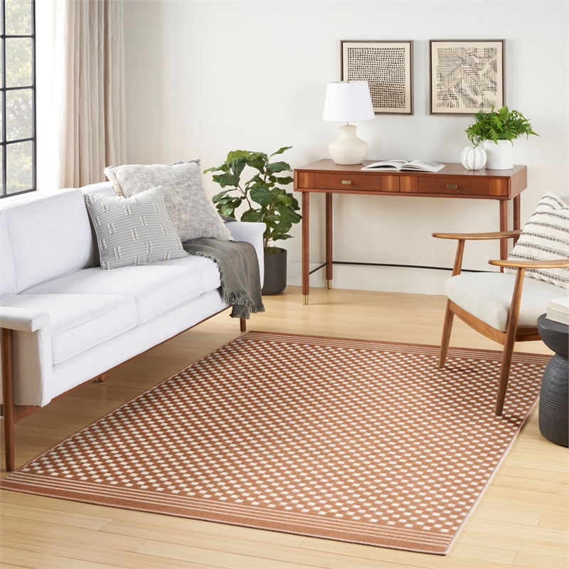 Nourison Home Casual 4' x 6' Copper   Area Rug