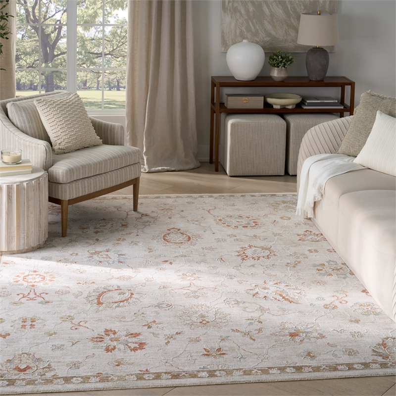 Nourison Home Asher 8' x 10' Ivory   Area Rug