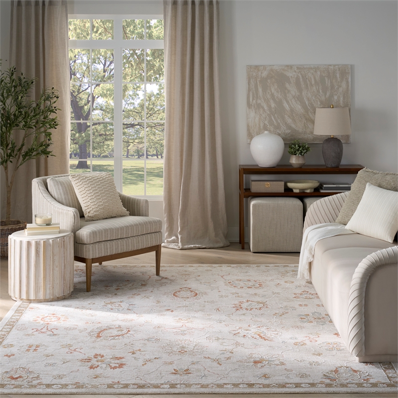 Nourison Home Asher 8' x 10' Ivory   Area Rug