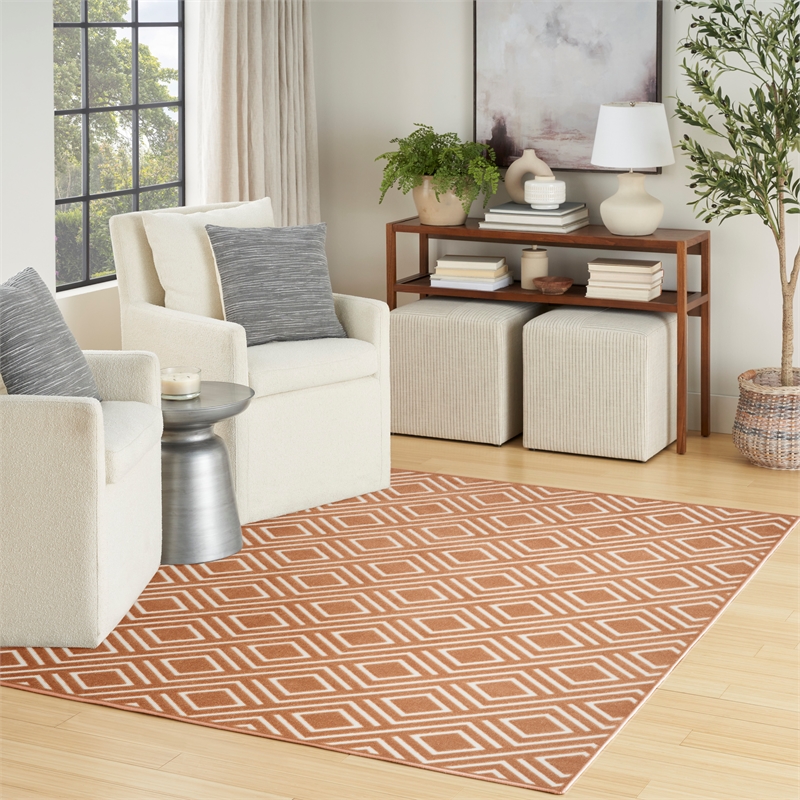Nourison Home Casual 7' x 9' Copper   Area Rug