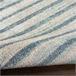 Nourison Astra Machine Washable 9' x 12' Blue Fabric Area Rug