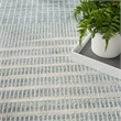 Nourison Astra Machine Washable 9' x 12' Blue Fabric Area Rug