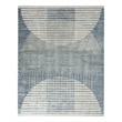 Nourison Astra Machine Washable 9' x 12' Blue Fabric Area Rug
