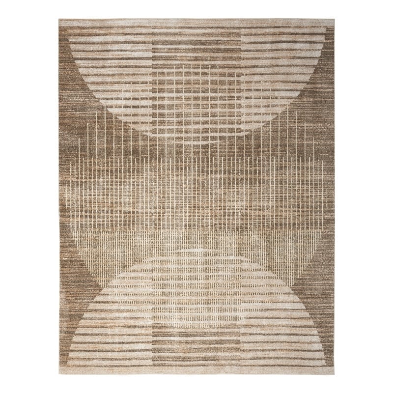 Nourison Astra Machine Washable 9' x 12' Latte Fabric Area Rug