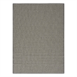 Nourison Courtyard 5' x 7' Black White Fabric Area Rug