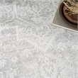 Nourison Astra Machine Washable 9' x 12' Gray Fabric Area Rug