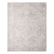 Nourison Astra Machine Washable 9' x 12' Gray Fabric Area Rug