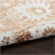 Nourison Astra Machine Washable 3' x 5' Copper Fabric Area Rug