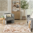 Nourison Astra Machine Washable 5' x 7' Copper Fabric Area Rug