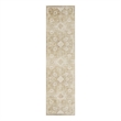 Nourison Astra Machine Washable 6' Runner Ivory Gold Fabric Area Rug