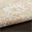 Nourison Astra Machine Washable 4' x 6' Ivory Gold Fabric Area Rug