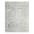 Nourison Astra Machine Washable 9' x 12' Light Gray Fabric Area Rug