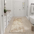 Nourison Astra Machine Washable 6' Runner Rust  Fabric Area Rug
