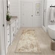 Nourison Astra Machine Washable 8' Runner Rust  Fabric Area Rug