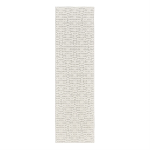 Nourison Casual 6' Runner Ivory Fabric Area Rug