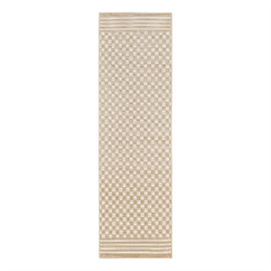 Nourison Casual 6' Runner Taupe Fabric Area Rug
