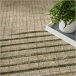 Nourison Astra Machine Washable 4' x 6' Ivory Olive Fabric Area Rug