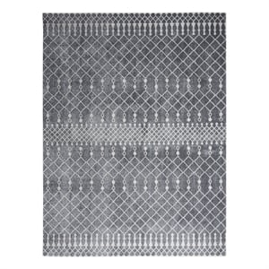 Nourison Astra Machine Washable 9' x 12' Denim Fabric Area Rug