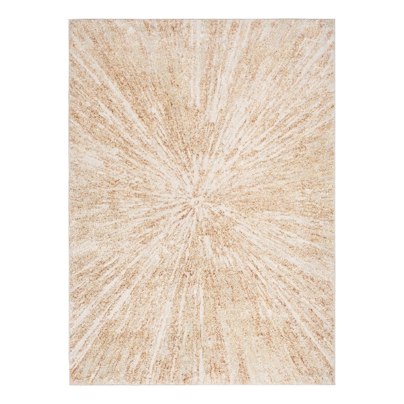 Nourison Ambiance 4' x 6' Ivory Gold Fabric Area Rug