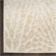 Nourison Ambiance 4' x 6' Ivory Gold Fabric Area Rug