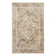 Nourison Astra Machine Washable 3' x 5' Rust Multi-Color Fabric Area Rug