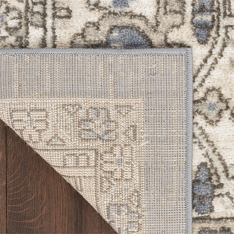 Nourison Concerto 2' x 4' Blue Fabric Area Rug