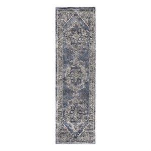 Nourison American Manor 2'2&quot x 7'6&quot Blue Farmhouse Indoor Rug