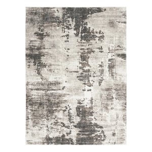 Nourison American Manor 3'11&quot x 5'11&quot Ivory Mocha Modern Indoor Rug