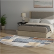 Nourison Astra Machine Washable 8' x Round Multi-Color Fabric Area Rug