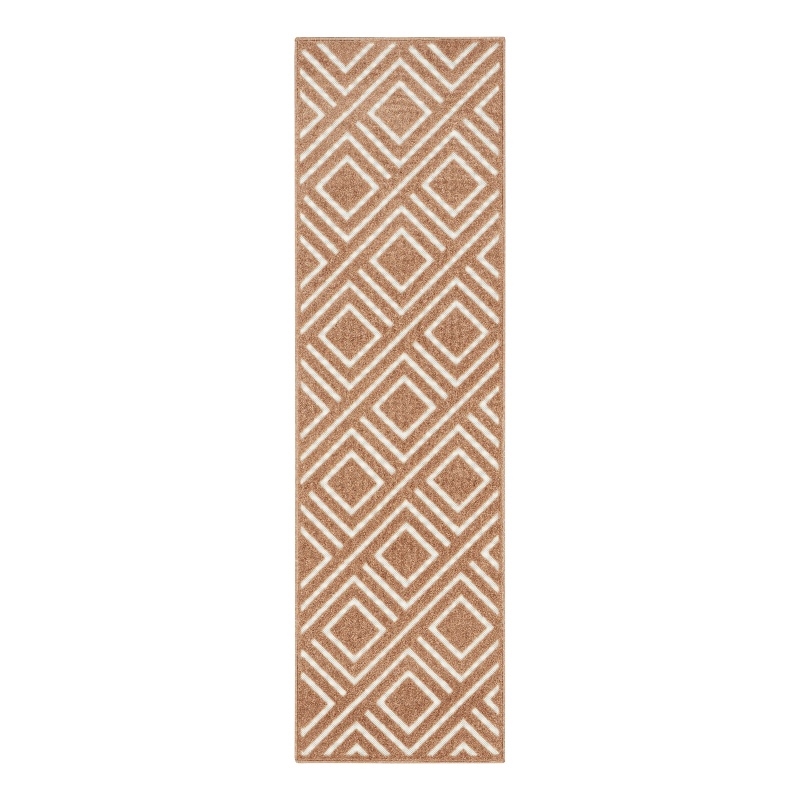 Nourison Casual 6' Runner Copper Fabric Area Rug