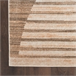 Nourison Astra Machine Washable 6' Runner Latte Fabric Area Rug